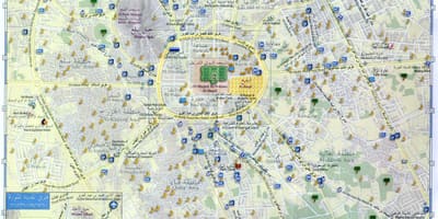 Карта минаваре Мадина Саудовская Аравия